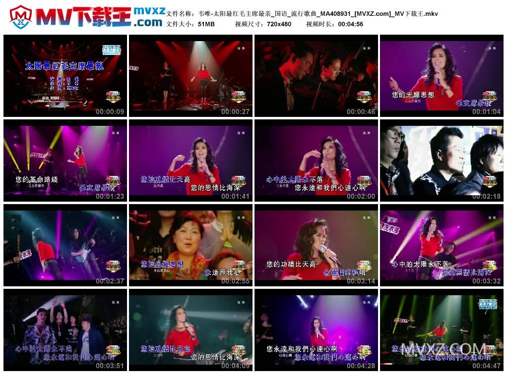 韦唯-太阳最红毛主席最亲_国语_流行歌曲_MA408931